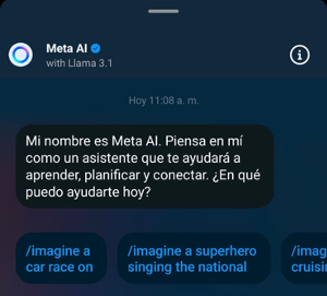 Meta AI disponible en México